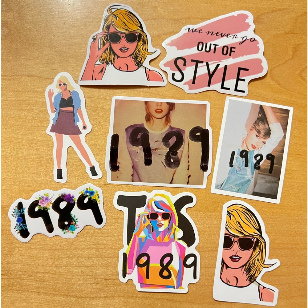 Taylor Swift 1989 Era Sticker Set (8)